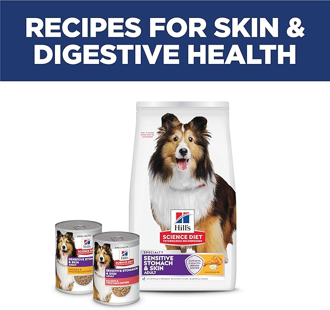 Hill's Science Diet Adult Sensitive Stomach & Skin Dry Dog Food, Chicken, 36 lb. Bag