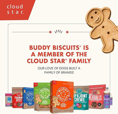 Buddy Biscuits 16 oz Box of Whole Grain Crunchy Dog Treats Made with Natural Roasted Chicken