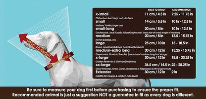 All Four Paws Comfy Cone Pet Cone for Dogs, Cats, XX-Large, Black - Comfortable Soft Dog Cone Collar Alternative for After Surgery, Wound Care, Spay, Neuter - Dog and Cat Recovery Elizabethan-Collar