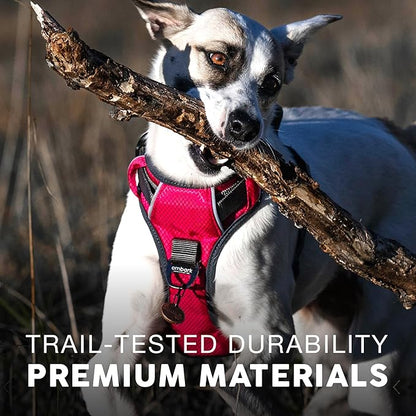 Embark Adventure Large Dog Harness – No-Pull, Reflective Trim, Military-Grade Nylon, Front Clip with Gel-Lined Handle