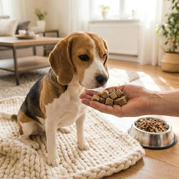 Fieldcrest Farms Freeze-Dried Chicken Liver Dog Food Topper or Treat, 100% Single Ingredient Chicken Liver, High-Protein, Raw & Grain-Free, 12 oz