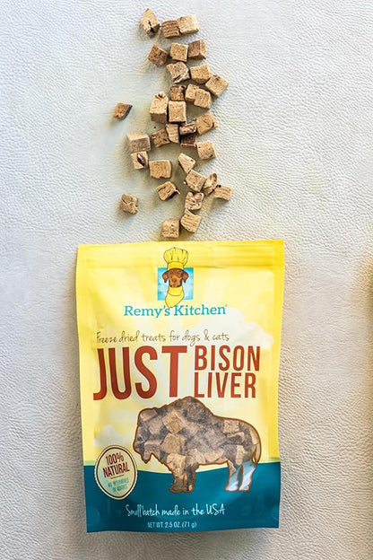 Freeze Dried Dog Treats – Turkey, Bison & Beef, Single Ingredient, All-Natural, USA Sourced, Human-Grade, Grain-Free, No Artificial Preservatives, 9 oz (3-Pack)