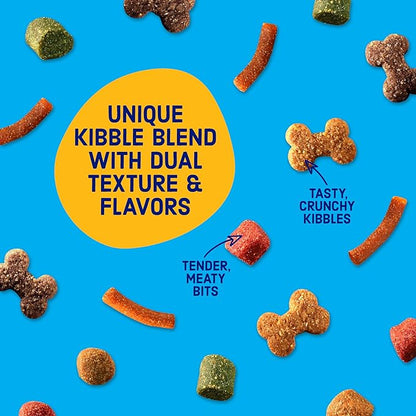 Kibbles 'n Bits Original Dry Dog Food, Savory Beef & Chicken Flavors for Adult Dogs, 16 lb. Bag