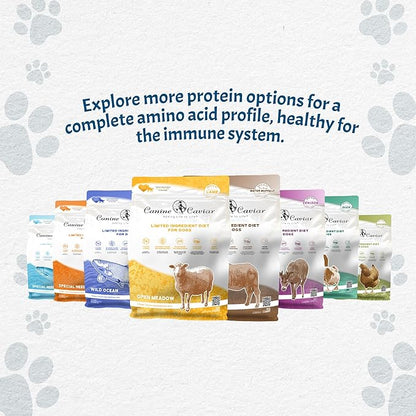 Canine Caviar - Special Needs: Trout & Whole Ground Oats, Alkaline Dry Dog Food, Limited Ingredients, Gluten-Free, Based on Science & Research, Veterinary Alternative Diet (11 Pound Bag)