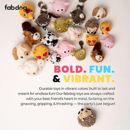fabdog Pig faball Squeaky Dog Toy (Large)