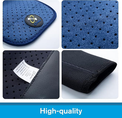 Coodeo Dog Recovery Sleeves, Cone Collar Alternative, Abrasion Resistant Dog Recovery Suit, Washable 2.5mm Thick and Waterproof, Pet Wounds Prevent Licking, Biting (Blue, XS)