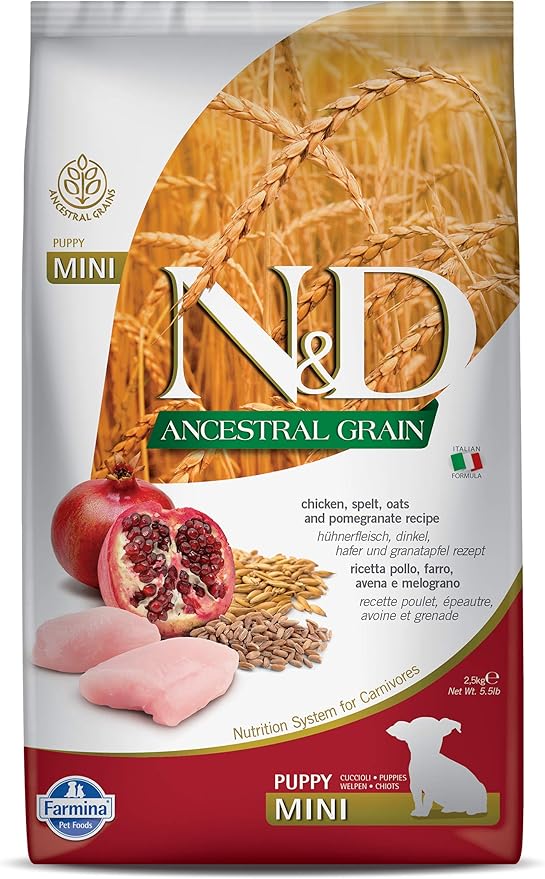 Mini Breed Adult Grain Free Pumpkin Chicken & Pomegranate Dry Dog Food by Farmina