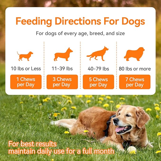 Dog Allergy Chews Allergy Relief 400ct- Probiotics for Dogs with 5 Digestive Enzymes, Colostrum for Itching Hot Spots Ears Paw Licking, Skin & Coat Relief Supplement for Allergies lmmune Support