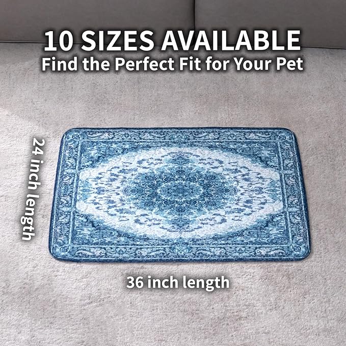Washable Pee Pads for Dogs, Reusable Puppy Potty Training Pads, Ultra-Absorbent Thick Waterproof Leak-Proof Non-Slip Pads & Mat for Crate, Playpen, Floor, Whelping & Housebreaking , 2 Pack 24"x36"