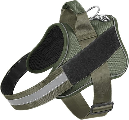 Bolux Dog Harness, No-Pull Reflective Dog Vest, Breathable Adjustable Pet Harness with Handle for Outdoor Walking - No More Pulling, Tugging or Choking
