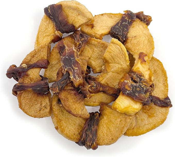 Pet ‘n Shape Chik 'n Apple Jerky - Natural Wrapped Dog Treats – 16 Oz