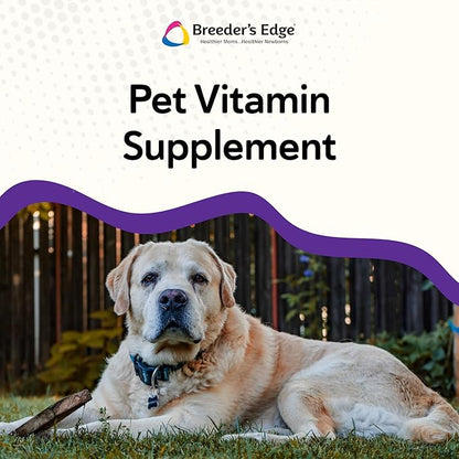 Breeder's Edge B Strong Liquid, Vitamin B for Dogs and Cats, Supports Canine and Feline Reproductive Health, Promotes Healthy Heat Cycles, Provides Energy, and Stimulates Appetite, 8 oz