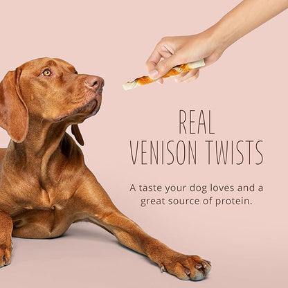 Better Belly Highly Digestible Rawhide Twist Sticks Chews, Treat Your Dog to a Chew with NO Artificial Colors or Flavors