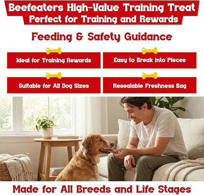 Beefeaters Chicken Jerky Strips for Dogs 1.65oz, Case of 12, 100% Real Chicken Breast, Oven-Baked, Grain-Free Dog Treats for Training & Rewards, High Protein, Low Fat, Resealable Bag, Allergy-Friendly
