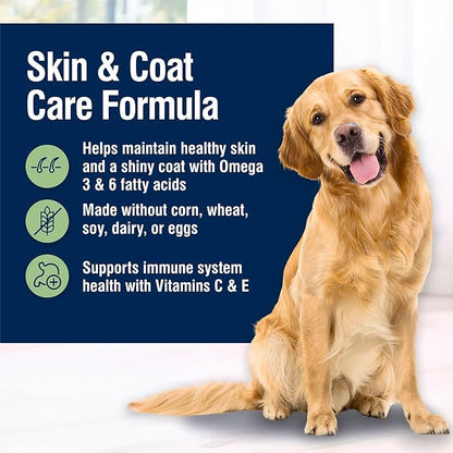 Blue Buffalo True Solutions Skin & Coat Care Natural Dry Dog Food for Adult Dogs, Salmon, 4-lb. Bag