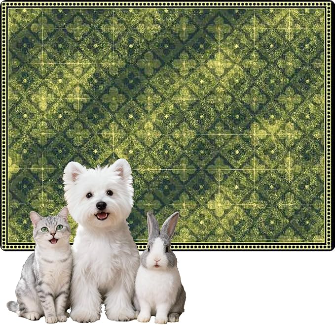 Washable Pee Pads for Dogs, Reusable Puppy Potty Training Pads, Ultra-Absorbent Thick Waterproof Leak-Proof Non-Slip Pads & Mat for Crate, Playpen, Floor, Whelping & Housebreaking , 2 Pack 18"x24"