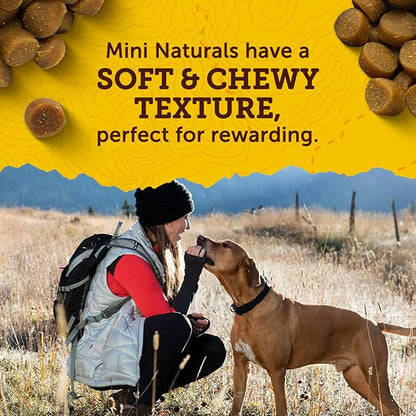 Zuke’s Mini Naturals Dog Training Treats for Dogs, Pet Treats made with Real Beef - 10 oz. Pouch
