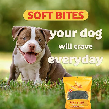 Lovie Beef Lung Dog Treats - Dehydrated Air Dried Soft Bites, Single Ingredient, Protein Rich, 16 oz