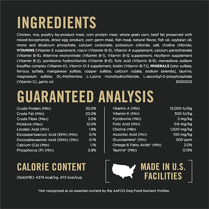 Purina Pro Plan Sport Development 30/20 Chicken and Rice Formula High Protein Dog Food for Puppies - 24 lb. Bag
