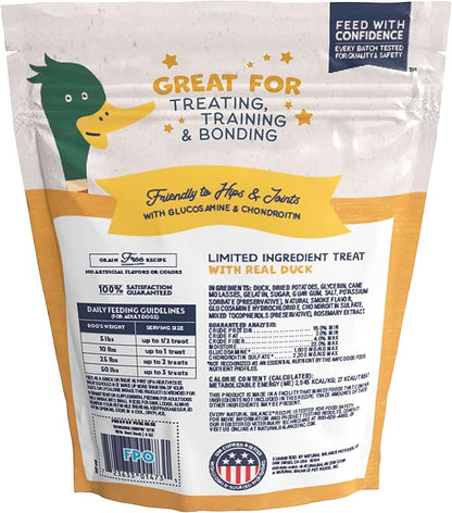 Natural Balance Limited Ingredient Rewards Jumpin' Stix, Grain-Free Dog Treats for Adult Dogs of All Breeds, Duck Recipe, 4 Ounce (Pack of 2)