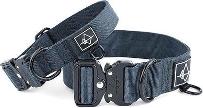 Made to ROAM Premium Dog Collar - Adjustable Heavy Duty Nylon Collar with Quick-Release Metal Buckle (Colorado Nightsky, Classic Size 1)