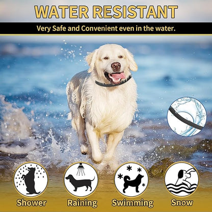 Flea Collar for Dogs 4 Pack, 32 Months Comfort Flea and Tick Prevention, Waterproof Dog Flea and Tick Collar, Adjustable Flea and Tick Treatment for Dogs - One Sizes Fit All (Black)
