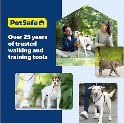 PetSafe Easy Walk Comfort No-Pull Dog Harness - Better Walk Training Harness - Full Body Padded Design - Durable Fabric - 5 Point Adjustable Fit - Everyday Leash Training - Blue - Small/Medium