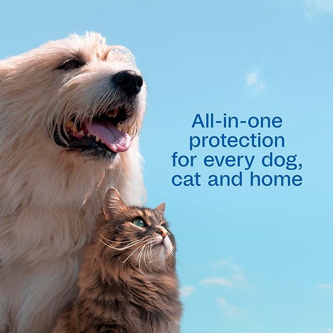 ADAMS Botanicals Flea & Tick Pet & Home Spray, Flea Spray for Dogs, Cats, Puppies, & Kittens, Indoor Home Treatment, Kills Fleas & Ticks on Pet Bedding and Furniture, 16 oz