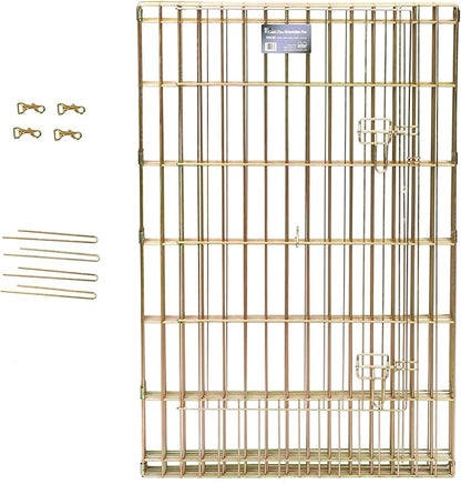 MidWest Homes for Pets 30-Inch Exercise Pen, for Indoor and Outdoor Use, 16 Sq Feet of Play, Single Door Folding Dog Pen, with Large Door Opening & Secure Latch, Easy to Set Up, Foldable Dog Playpen