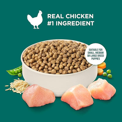 Nutrish Rachael Ray Dry Dog Food Puppy, Real Chicken & Brown Rice Recipe, 13 lb. Bag