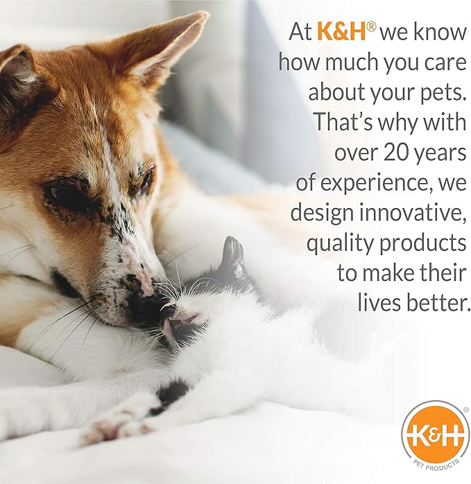 K&H Pet Products Bolster Dog Cot, Cooling Indoor Outdoor Elevated Cot Hammock Dog Bed with Removable Washable Bolsters, Washable Mesh Cover, Raised Metal Frame - Medium 32 X 25in Chocolate