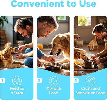 Allergy Chews for Dogs, Itching Skin Relief Chews | Seasonal Immune & Itchy Skin Support | Vet-Formulated Supplement with Omega-3 Probiotics | Chicken Flavor - 180 Soft Chews