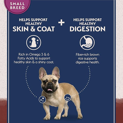 Natural Balance Limited Ingredient Small-Breed Adult Dry Dog Food with Healthy Grains, Beef & Brown Rice, 12 Pound (Pack of 1)