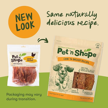 Pet 'n Shape Chik 'n Breast Jerky Dog Treats - 2 Pound