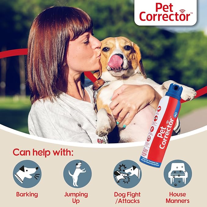 PET CORRECTOR Dog Trainer, 200ml. 2 Pack- Stops Barking, Jumping Up, Place Avoidance, Food Stealing, Dog Fights & Attacks. Help stop unwanted dog behaviour. Easy to use, safe, humane and effective.