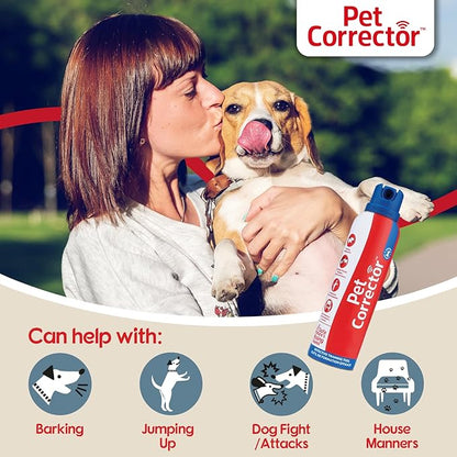 PET CORRECTOR Dog Trainer, 50ml. 4 Pack- Stops Barking, Jumping Up, Place Avoidance, Food Stealing, Dog Fights & Attacks. Help stop unwanted dog behaviour. Easy to use, safe, humane and effective.