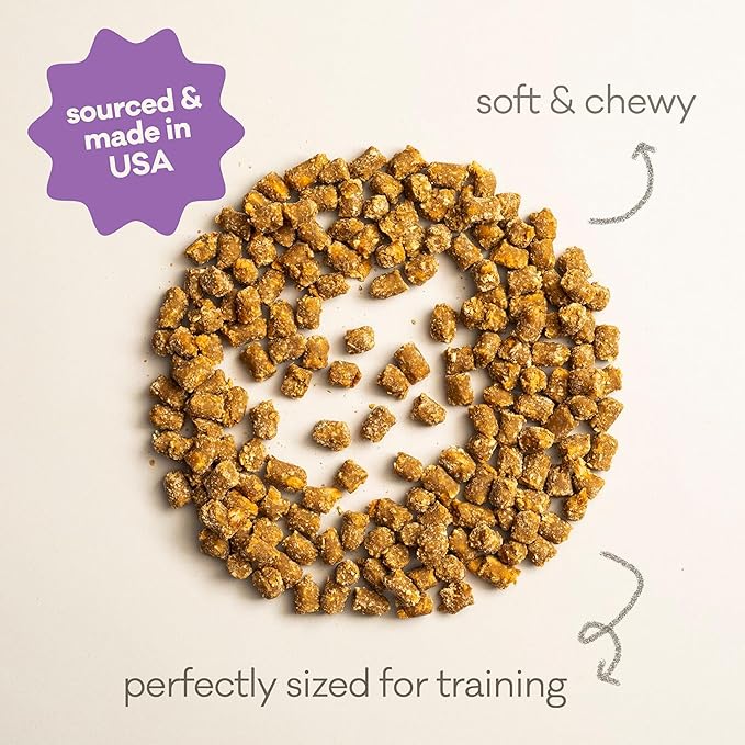 Polkadog Wonder Nuggets Soft & Chewy Dog Treats - Pork & Apple, All Natural, Limited Ingredient, Premium Training Treats for All Breeds, Great for Allergies, Made in USA - 10oz