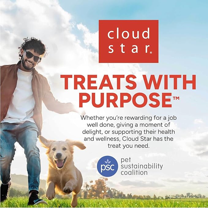 Cloud Star Wag More Bark Less Crunchy Grain Free Dog Treats, Pumpkin, 14 oz. Box