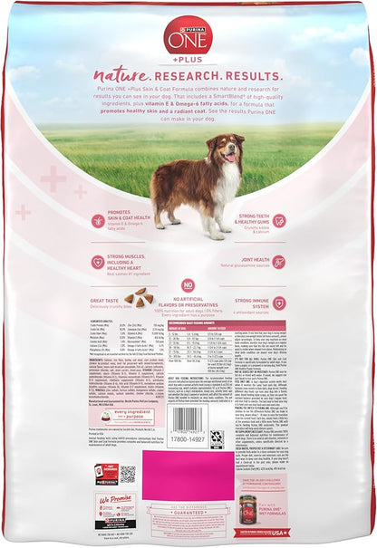 Purina ONE Natural, Sensitive Stomach Dry Dog Food, +Plus Skin & Coat Formula - 31.1 lb. Bag