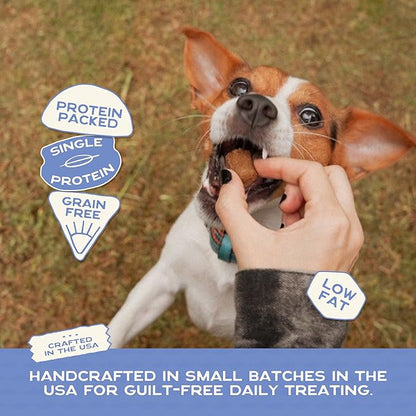 Smart Cookie All Natural Dog Treats - Trout & Apple - Training Treats for Dogs with Allergies, Sensitive Stomachs - Soft Dog Treats, Grain Free, Chewy, Human-Grade, Made in USA - 5oz, Pack of 3