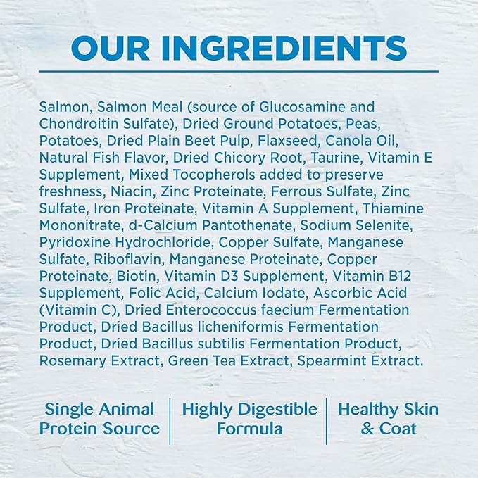 Wellness Simple Limited Ingredient Healthy Weight Adult Dry Dog Food, Grain Free Kibble, Sensitive Stomach, Skin & Coat Support, Natural, Chicken Free, Salmon and Peas Recipe, 24 lb Bag