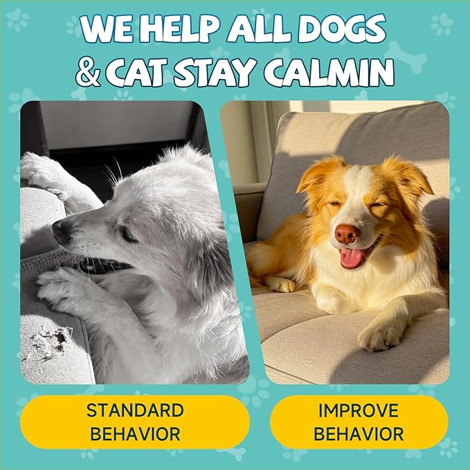2Pack Calming Drops for Dogs & Cats - Cat Calming Treats for Anxiety Relief , Relaxation, Sleep Aid with Schisandra Taurine , Separation, Soothing Calming Care for Indoor Pet -Roast Chicken Flavor