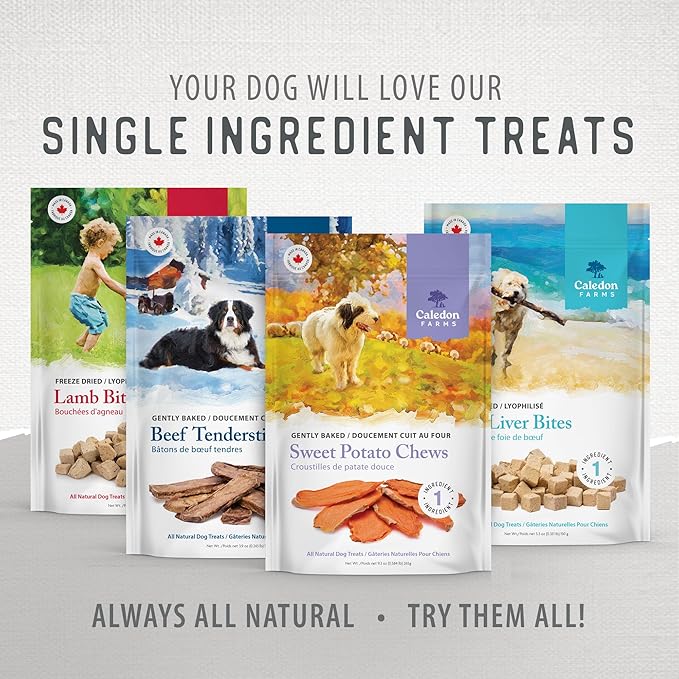 Caledon Farms Sweet Potato Chews for Dogs 9.3 OZ (Pack of 2)