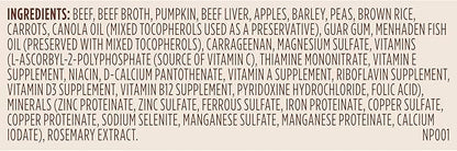 Nutrish Real Beef & Pumpkin Recipe Whole Health Blend Premium Paté Wet Dog Food,13 oz. Can,Packaging May Vary (Rachael Ray),(Pack of 24)