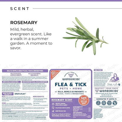 Wondercide Rose Flea & Tick Spray for Pets Plus Home with Natural Essential Oils 16 fl. oz.