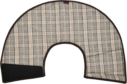 Puppia Dandy Cone Collar for Dogs After Surgery Fashionable Comfortable Pet Recovery Collar Elizabethan Dog Collar, Brown, Large