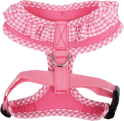 Authentic Puppia Vivien Harness, Pink, Small