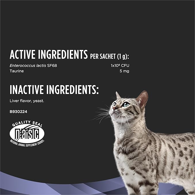 Purina Pro Plan Veterinary Supplements FortiFlora Cat Probiotic Supplement for Cats with Diarrhea 30 ct. Box (Pack of 3)