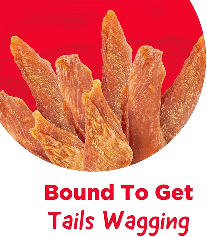 Country Kitchen Chicken Jerky Tender Dog Treats, Made with Real Chicken,High Protein, Low Fat, No Artificial Colors, 16 oz