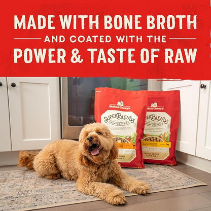 Stella & Chewy's SuperBlends Raw Coated Wholesome Grains Cage-Free Chicken & Duck Recipe with Superfoods, 21 lb. Bag